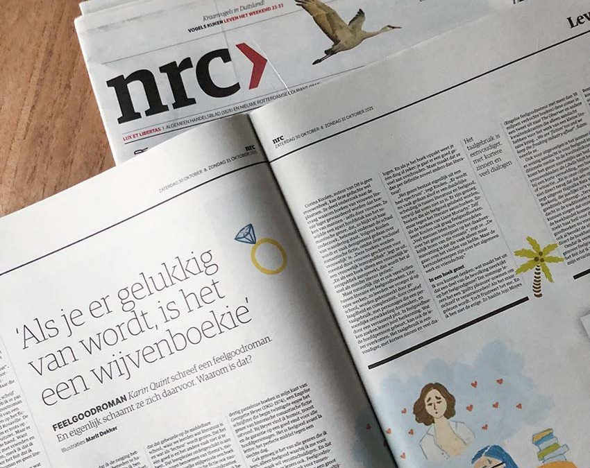 Mijn Artikel Over Feelgood In Nrc Handelsblad Karin Quint